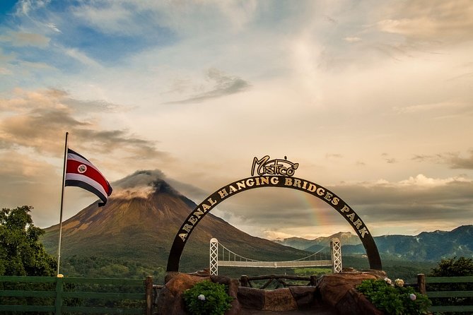Arenal Combo Tour: Hanging Bridges+ Waterfall +Volcano Hike + Hot Springs