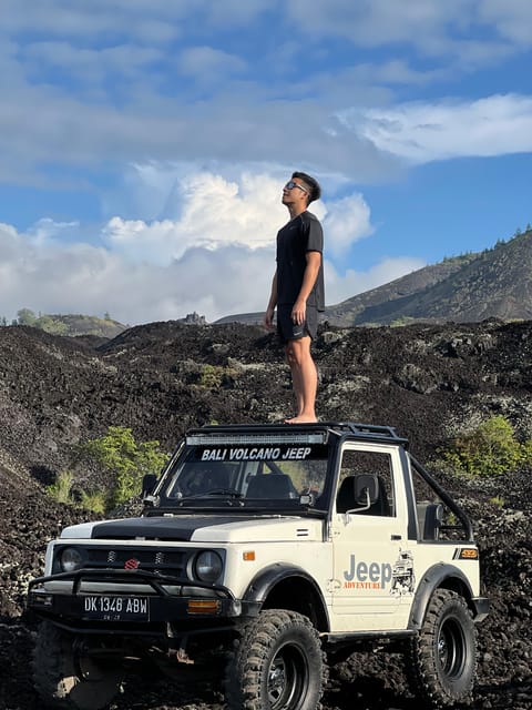 Bali: Mount Batur Jeep Sunrise ,Hot Spring and Black Lava
