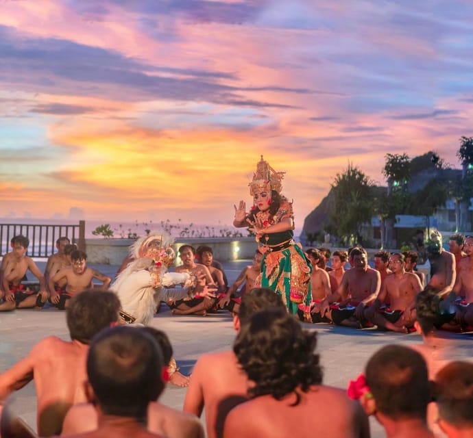 Bali: Uluwatu Temple, Melasti Beach & Kecak Fire Dance