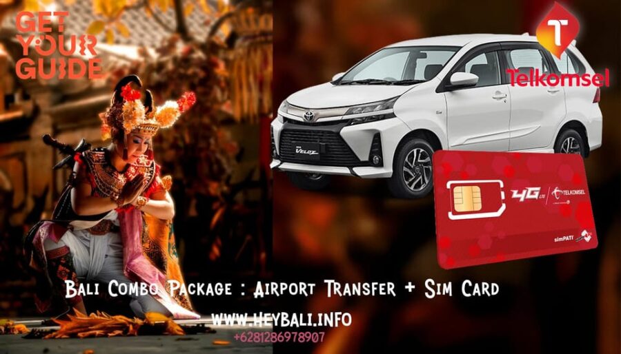 Bali Welcome Package: SIM Card Bali & Airport Transfer Combo
