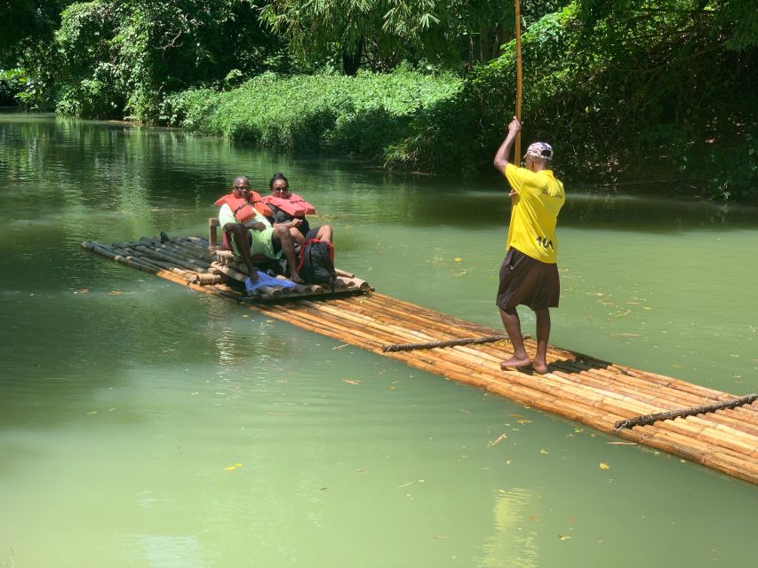 Bamboo Rafting With Limestone Massage and Shopping