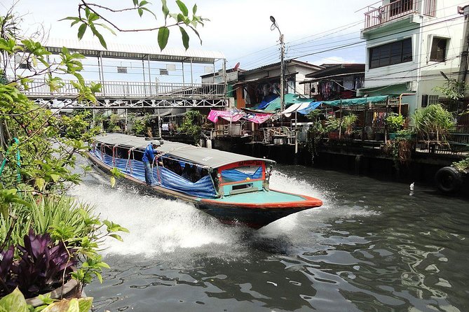 Bangkok Best Canal Tour- Flower Art & Artists House Food of Fame
