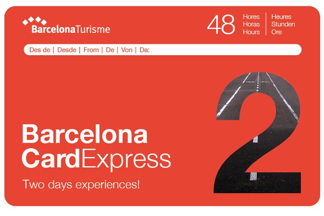 Barcelona Card Express. 48h - Overview of the Card