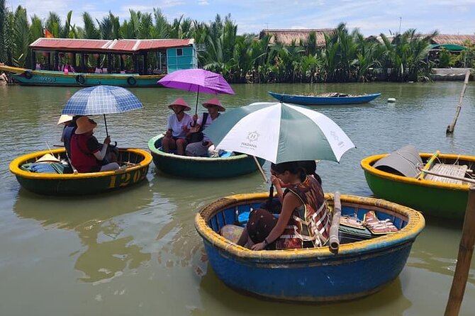Basket Boat Ride to Coconut Jungle &Hoi an City Tour,Night Market - Inclusions