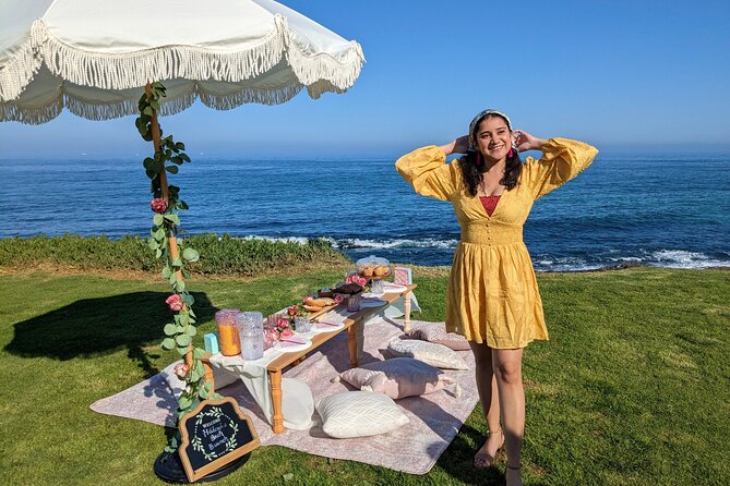 Beautiful Luxury Picnic on a Docked Gondola Boat in Coronado