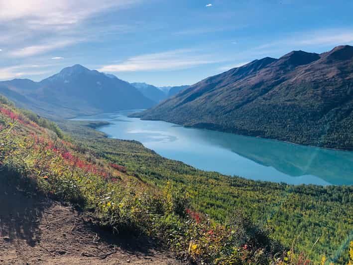 Beautiful Nature Around Anchorage Waterfall, Lake, Mountains