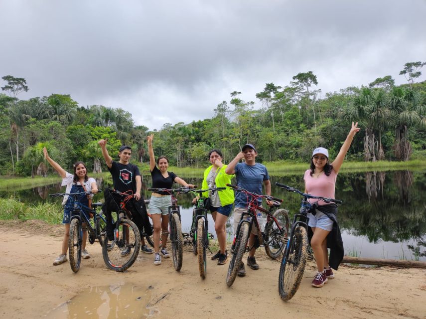 Biking in Peruvian Rainforest With Lagoon Visit