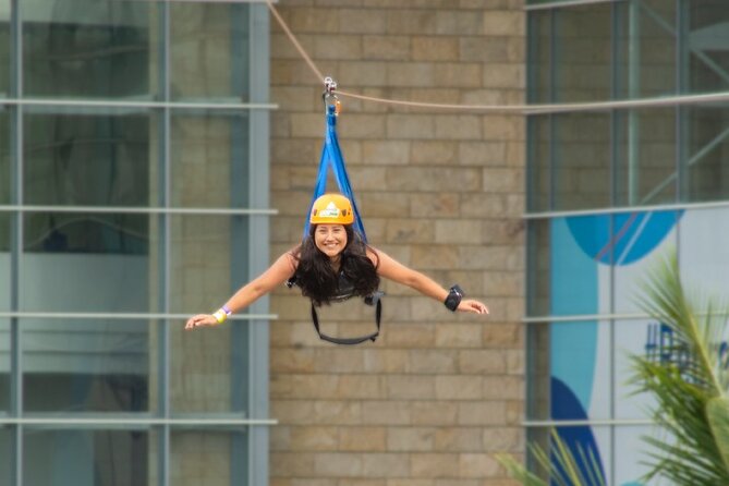 Blazing Bull Zip Line Activity at Toroverde Urban Park San Juan