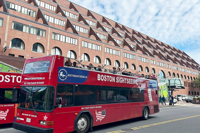 Boston Sightseeing Single Ride Pass With Double Decker Tour Bus