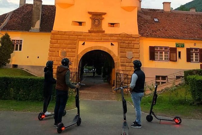 Brasov Old Town Guided Tour With Electric Scooters - Gliding Through the Old Town