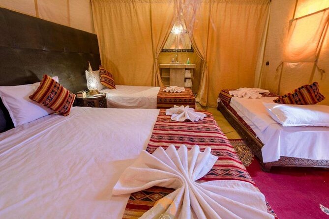 Camel Trek With 1 Night in Luxury Camp With Dinner+ Sundbording