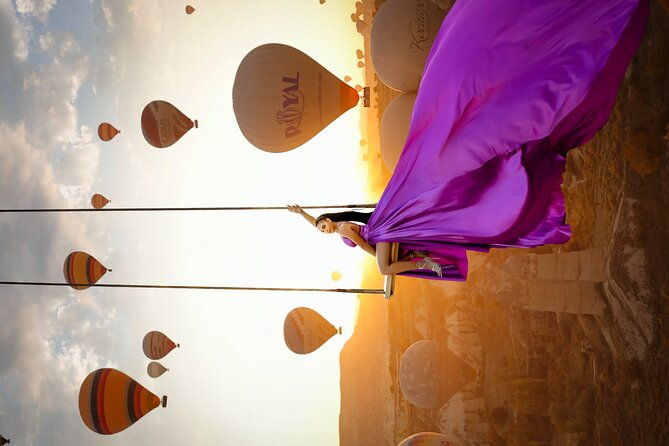 Cappadocia Flying Dress Photoshoot