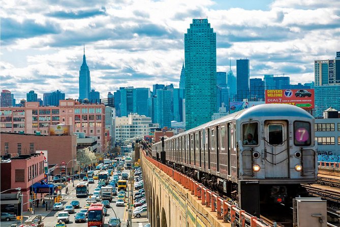 Contrasts of New York + Roosevelt Cable Car - Vibrant City Skyline