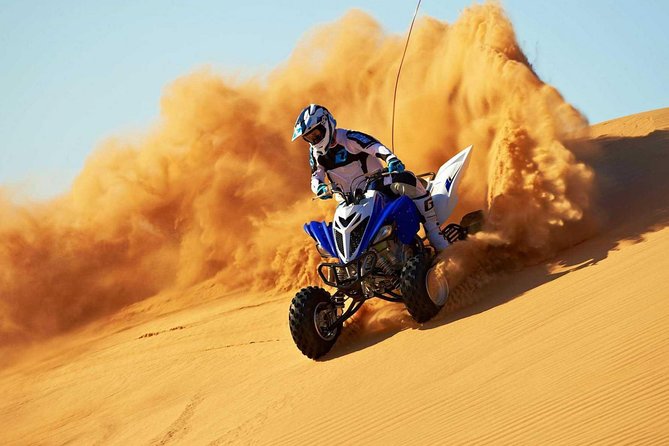 Dubai Desert Safari Morning With Quad Biking and Camel Ride