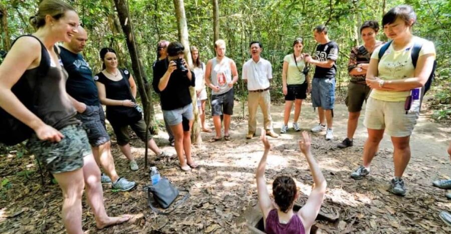 Explore the Historical Cu Chi Tunnels Half Day Group Tour