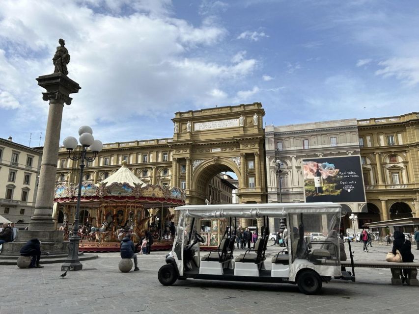 Florence: Private City Highlights Electric Golf Cart Tour