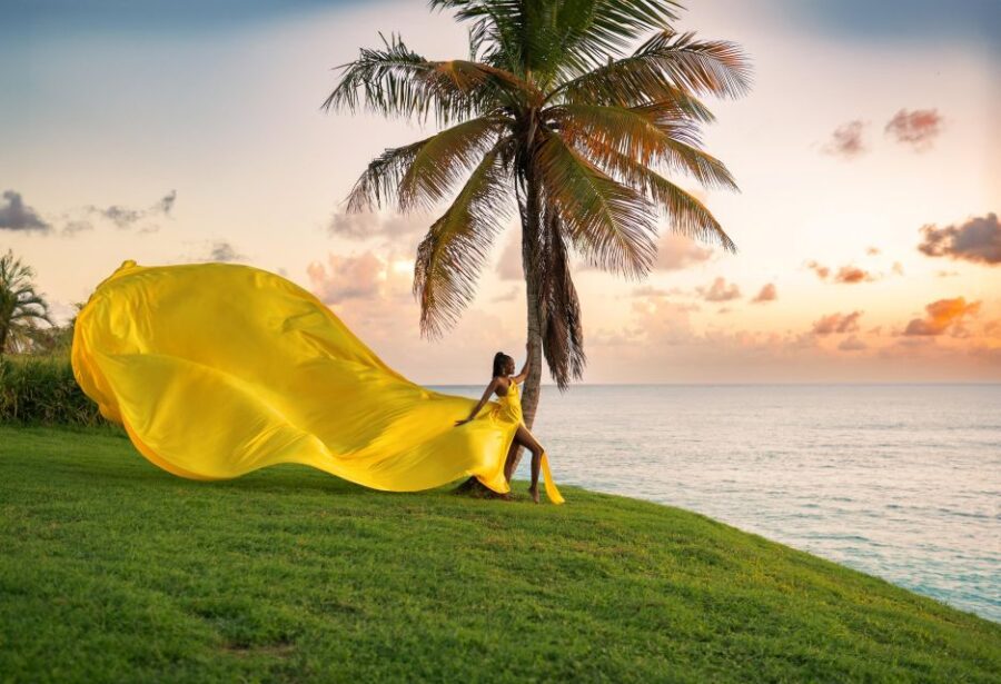 Flying Dress Barbados Photoshoot Experience