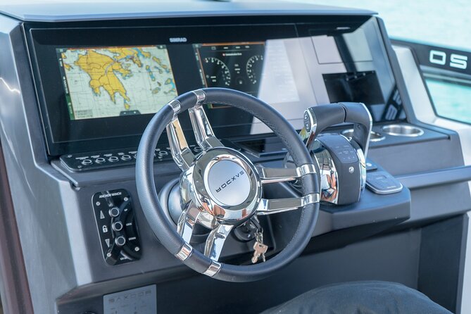 French Riviera Boat Charter, on Modern SAXDOR 320, Monaco or Nice