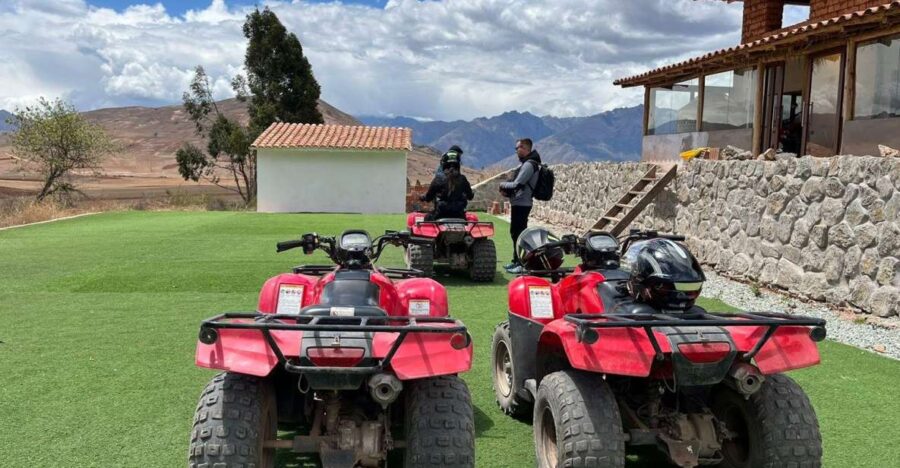 From Cusco: Atv’S Tour Moray and Salt Mines of Maras.