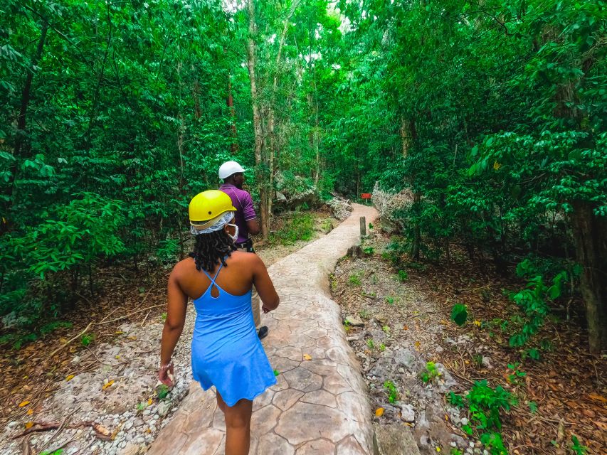 From Falmouth: Horseback Ride N Swim With Green Grotto Caves