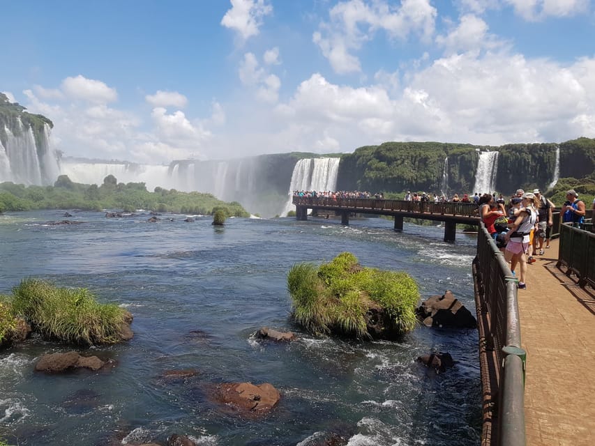 From Foz Do Iguaçu: Visit to Brazilian Falls and Bird Park