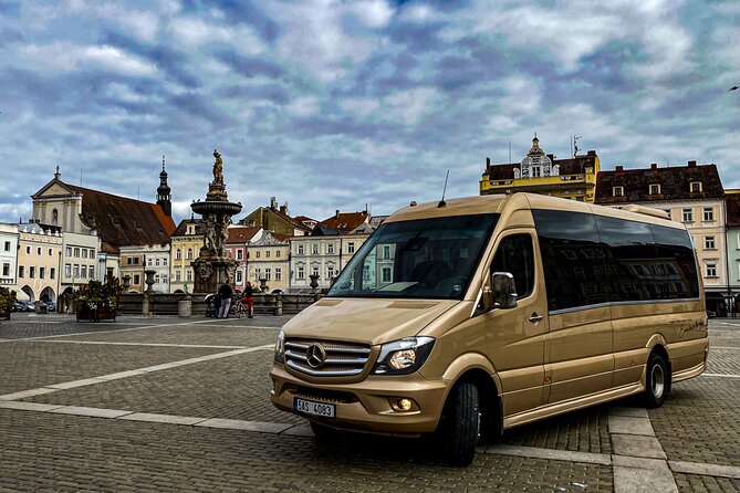 From Prague to Passau – Private Transfer by MINIBUS Mercedes Sprinter 19+1pax