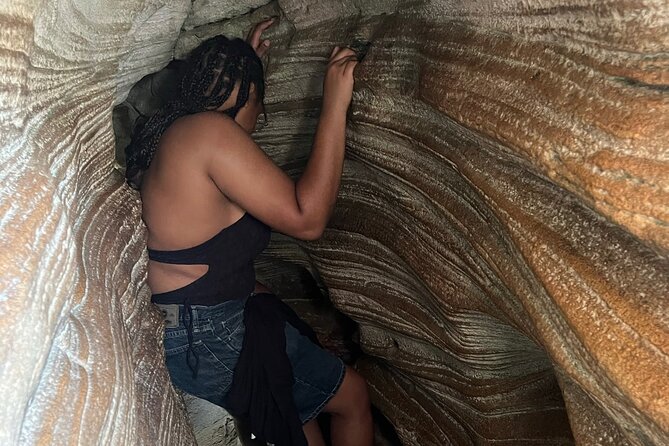 From San Juan: Taino Indian Cave, Beach Pool & Food Taste