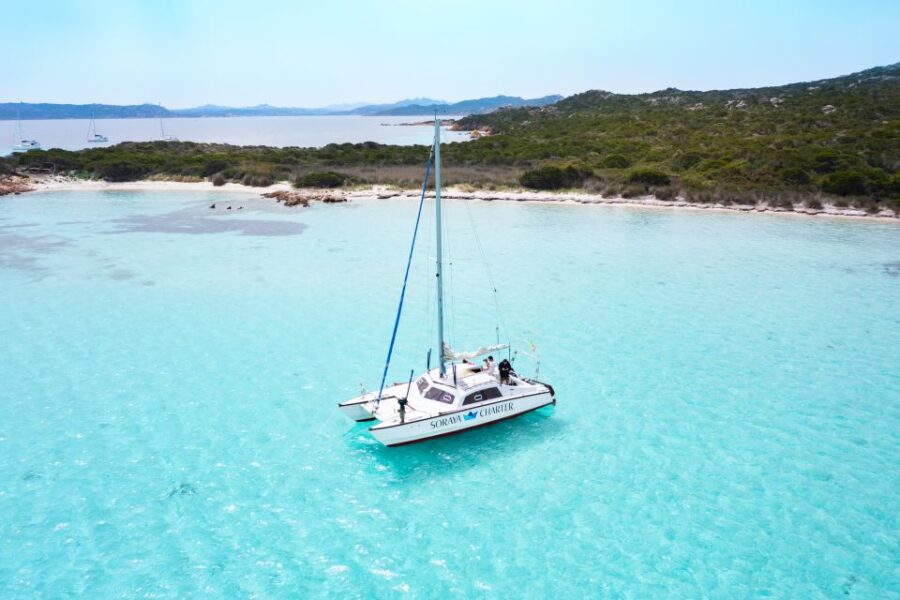 From Santa Teresa Gallura: La Maddalena Catamaran Tour