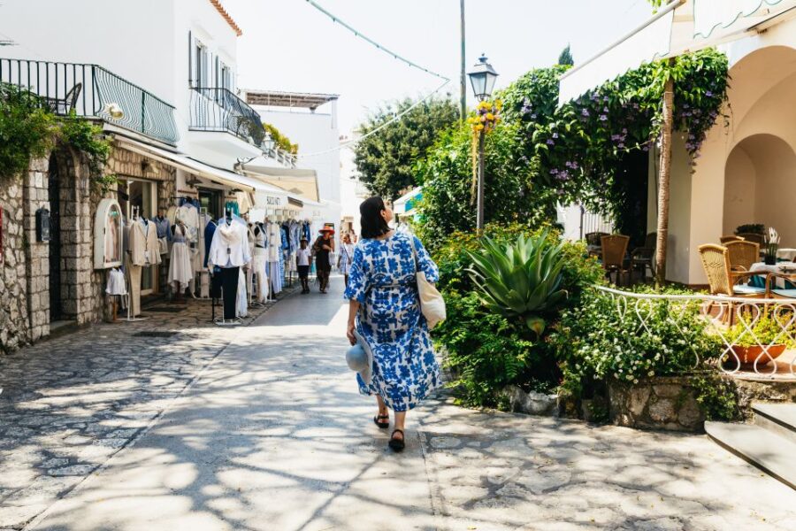 From Sorrento: Capri Guided Boat Tour & Ieranto Natural Park