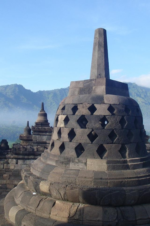 From Yogyakarta :Borobudur Climb, Merapi Vulcano & Prambanan