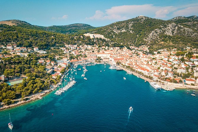 Full-Day Private Hvar, Brac, and Pakleni Islands Boat Cruise From Trogir