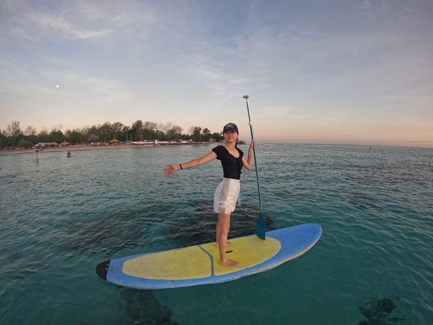 Gili Sunrise Stand-Up Paddle Boarding (Drone Photoshoot)