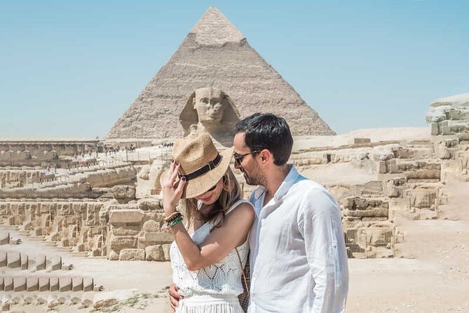 Giza Pyramids Sphinx Camel Ride Lunch With Camera Photographer