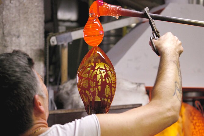 Glass Blowing Life Demo and Prosecco
