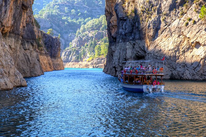 Green Canyon Boat Tour With Lunch and Drinks From Kemer