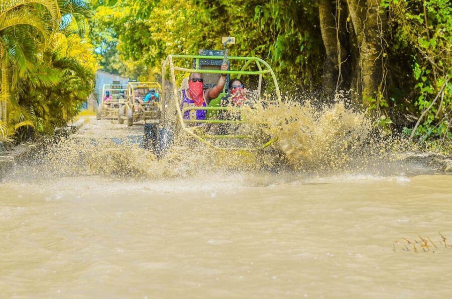 Guided Buggy Tour of Macao Beach and Cenote With Transfers