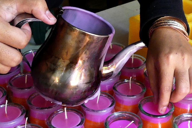 Handmade Candle Making – Guided Tour, DIY Activity