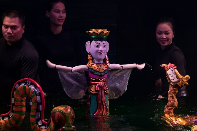 Hanoi: Amazing Water Puppet Show-Buddha Buffet (Vegan/Vegetarian)