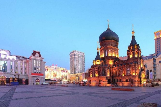 Harbin Ice Lantern Show and Center Street Tour