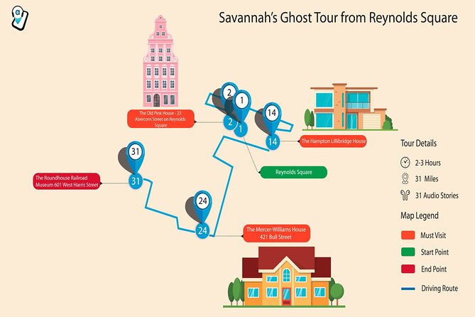 Haunted Savannah Georgia Self Guided Walking Audio Tour