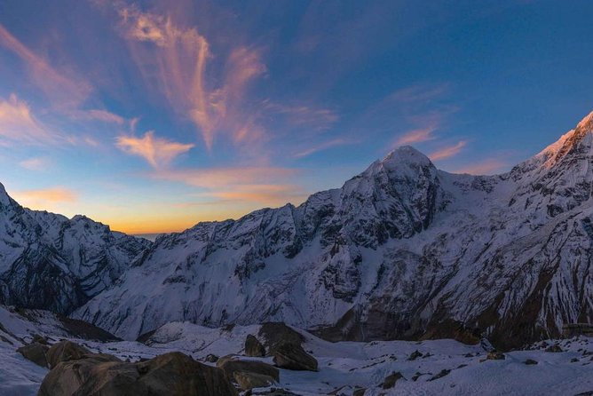 Helicopter Tour to Annapurna Region With Landing at Base Camp