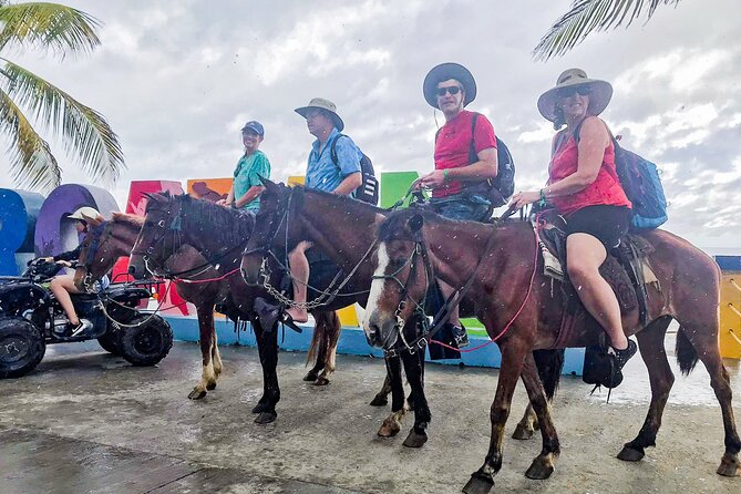 Horseback Riding Trail Tour, Roatan Letters and Ocean in Flowers Bay - Horseback Riding Experience