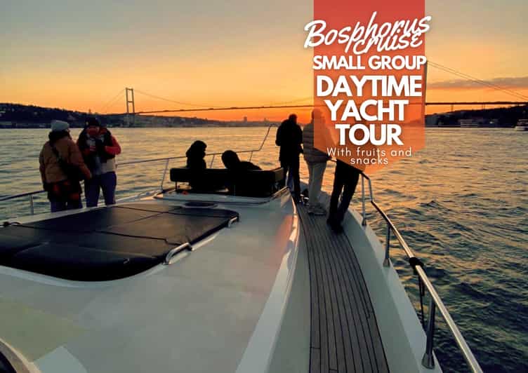 Istanbul: Daytime Bosphorus Yacht Cruise With Fruit & Snacks