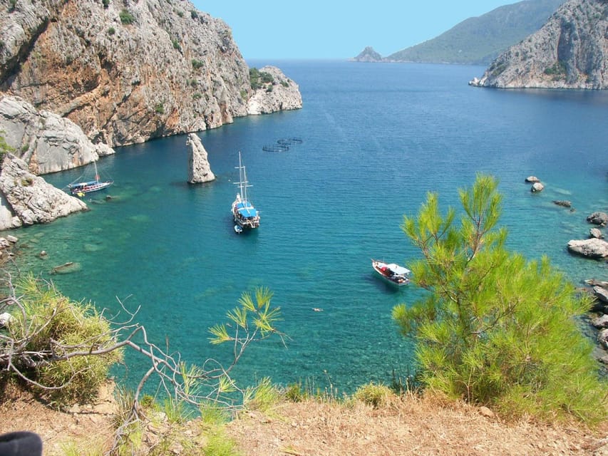Kemer Porto Genoese-Sazak Bays Boat Trip With Mud Baths