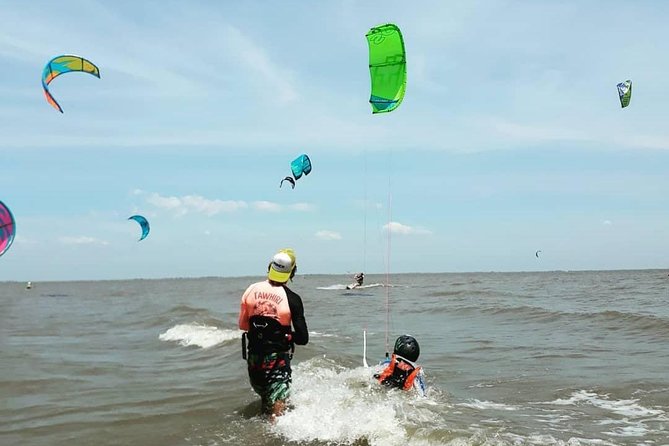 Kitesurf and Surf Lessons. Individuals and Groups. Derivatives