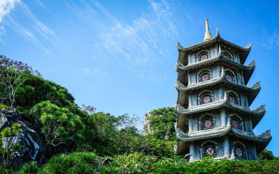 Lady Buddha, Monkey Mountain &Am Phu Cave Morning Group Tour