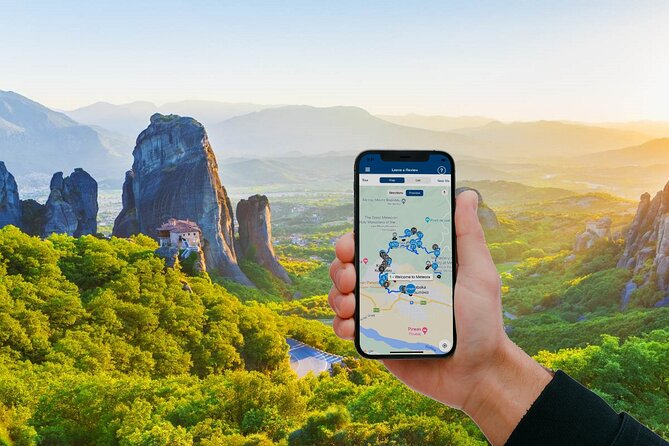 Meteora: Self-Guided App-Based Driving Tour - Downloading and Starting the Tour