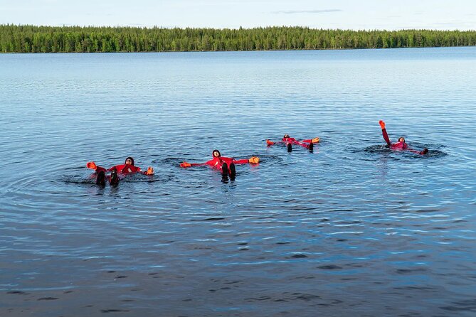 Midnight Sun Floating Experience in Forest Lake