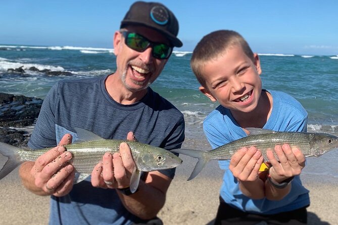 Morning Beach Fishing Trip In Hawaii