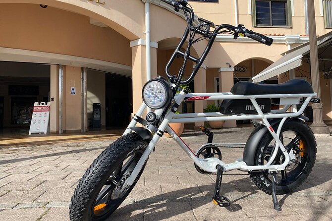 Motorcycle Style Ebike Fat Tire Rental in Puerto Rico